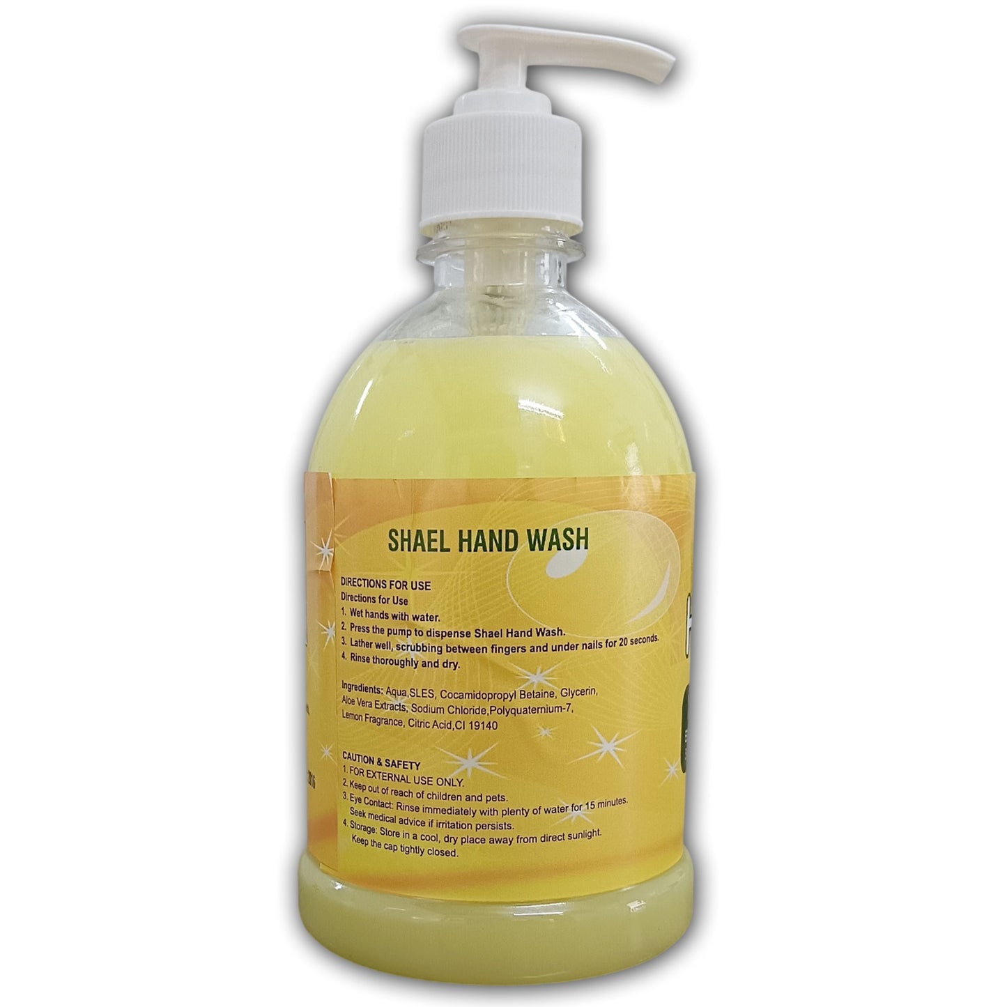 Lemon Handwash 500ml | Fresh Citrus Liquid Hand Wash with Germ Protection | Moisturizing & Skin-Friendly Fresh Citrus Liquid Hand Soap for Kitchen & Bathroom