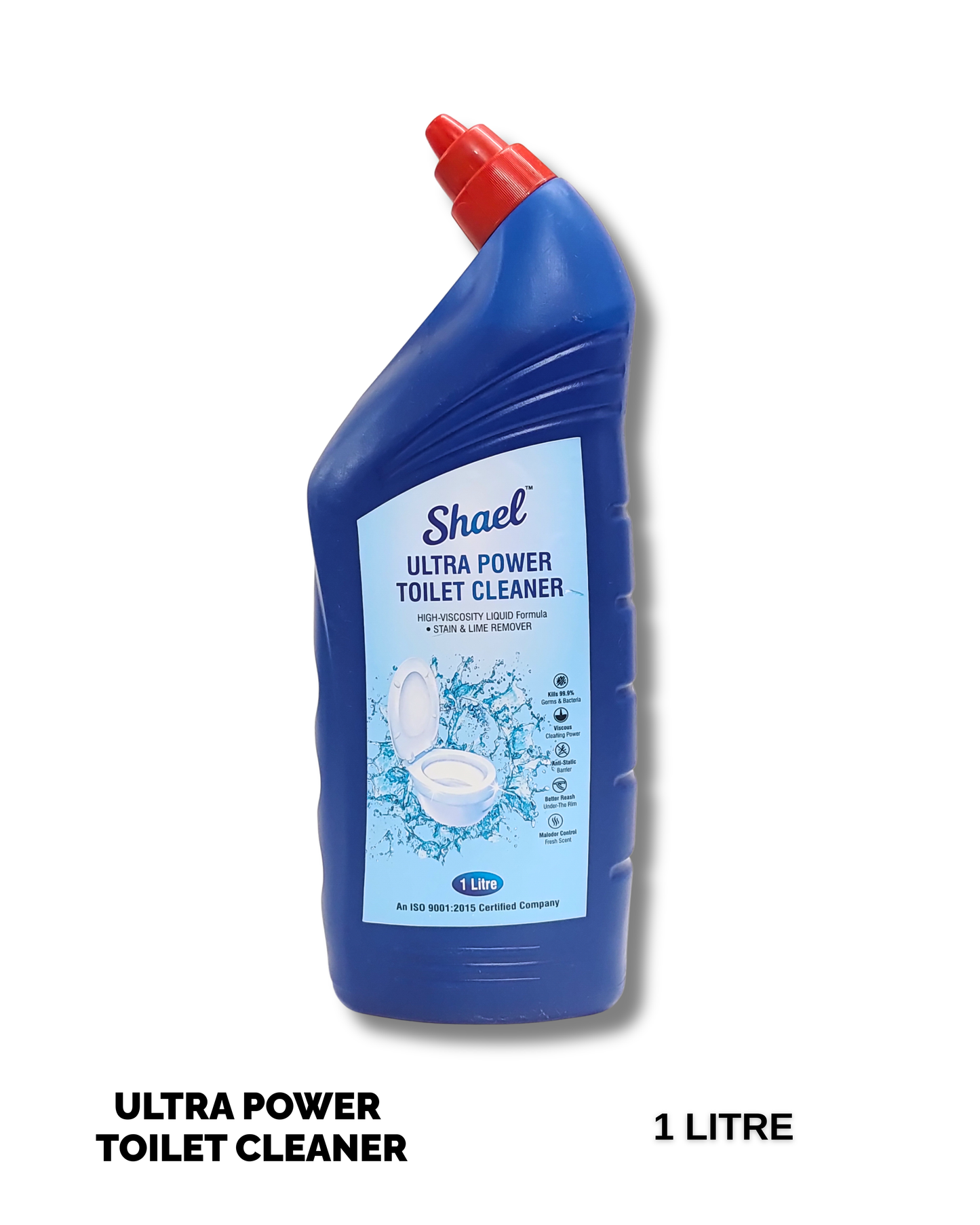 Toilet Cleaner 1 Litre | Powerful Toilet Bowl Cleaner Liquid for Hard Water Stains, Yellow Marks & Fresh Bathroom Care