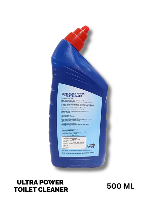 Toilet Cleaner 500ml – Thick Gel Formula for Tough Stains, Limescale & Fresh Fragrance