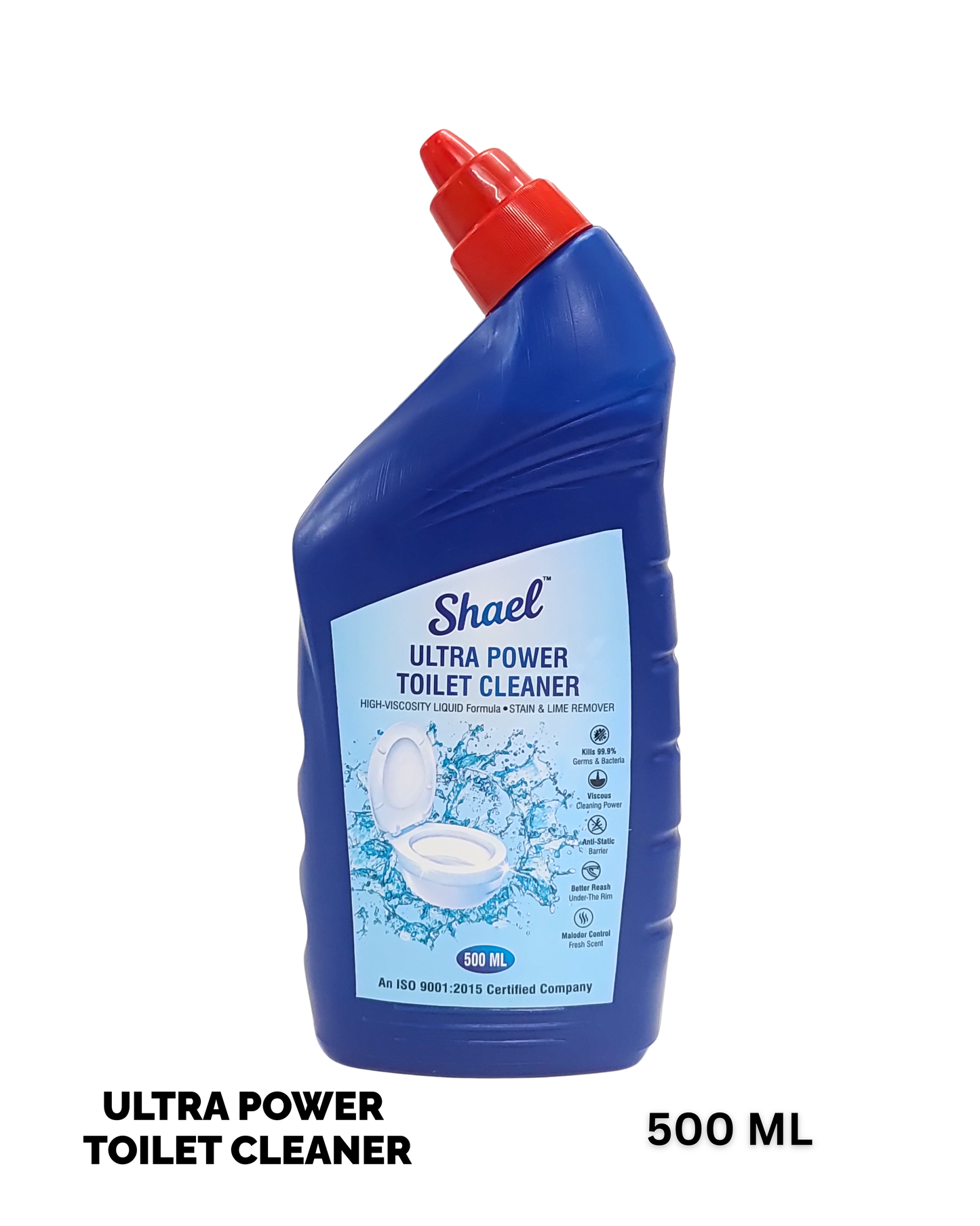 Toilet Cleaner 500ml – Thick Gel Formula for Tough Stains, Limescale & Fresh Fragrance