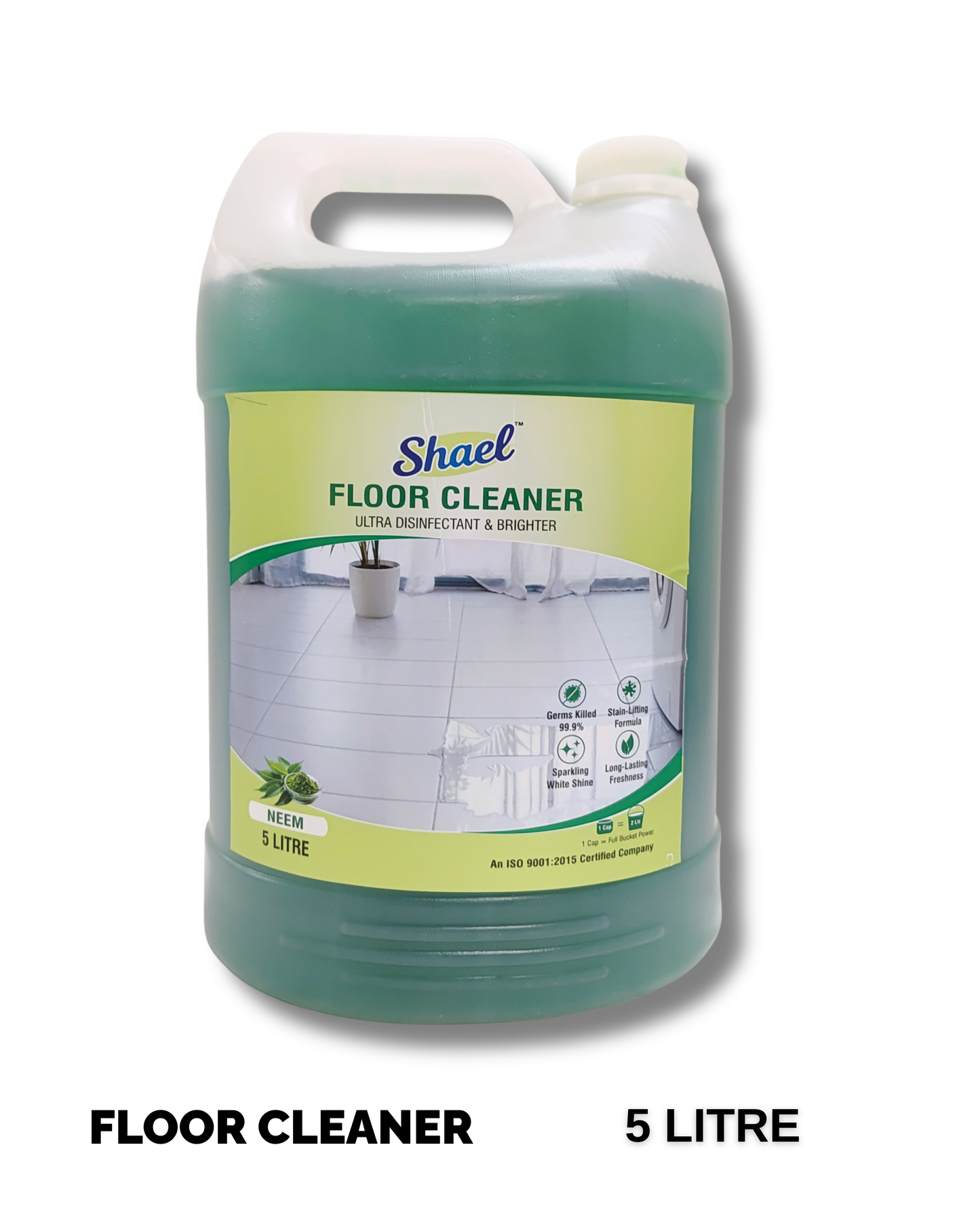Neem Floor Cleaner 5 Liter – Natural Herbal Multi-Surface Liquid for Tile, Marble & Home