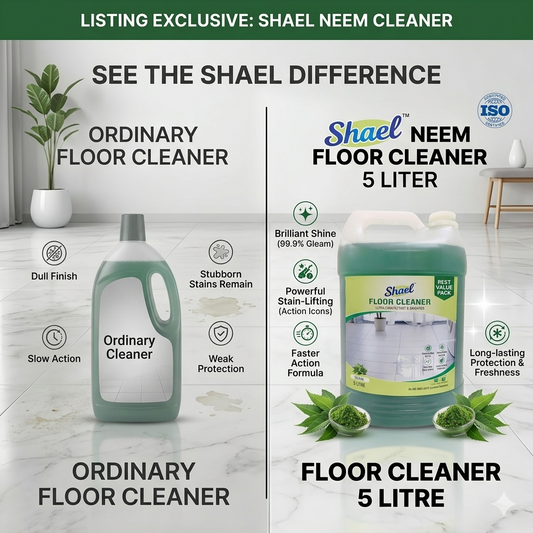 Neem Floor Cleaner 5 Liter – Natural Herbal Multi-Surface Liquid for Tile, Marble & Home
