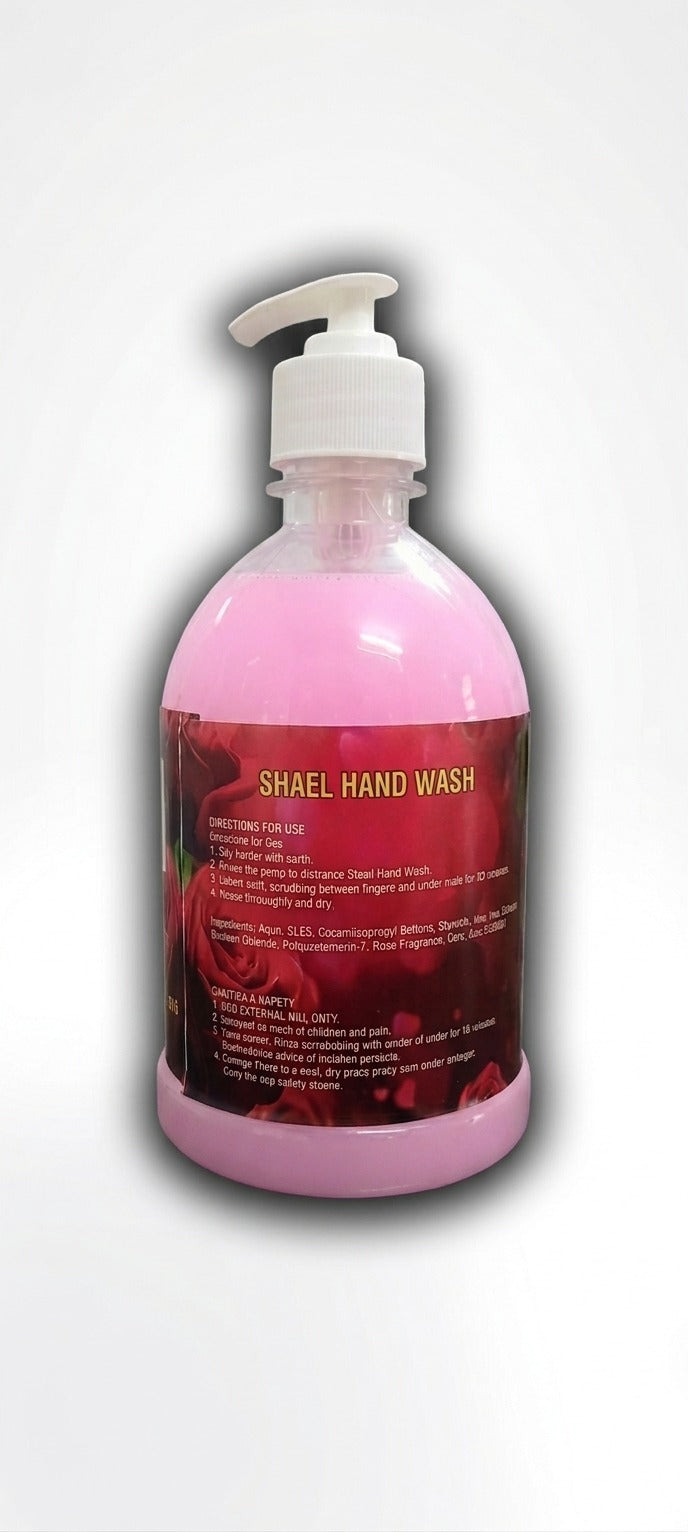 Rose Handwash 500ml | Premium Floral Liquid Hand Wash with Germ Protection | Moisturizing & Skin Brightening