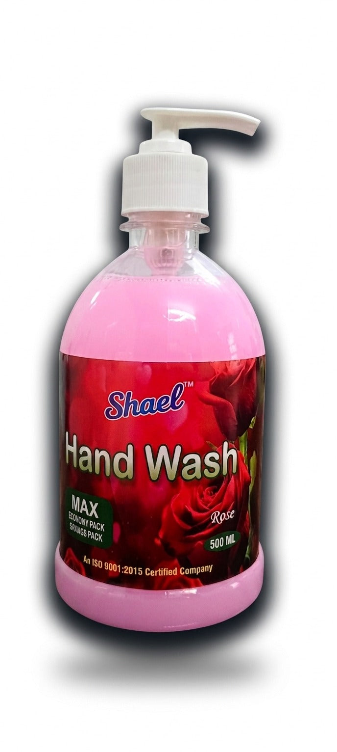 Rose Handwash 500ml | Premium Floral Liquid Hand Wash with Germ Protection | Moisturizing & Skin Brightening